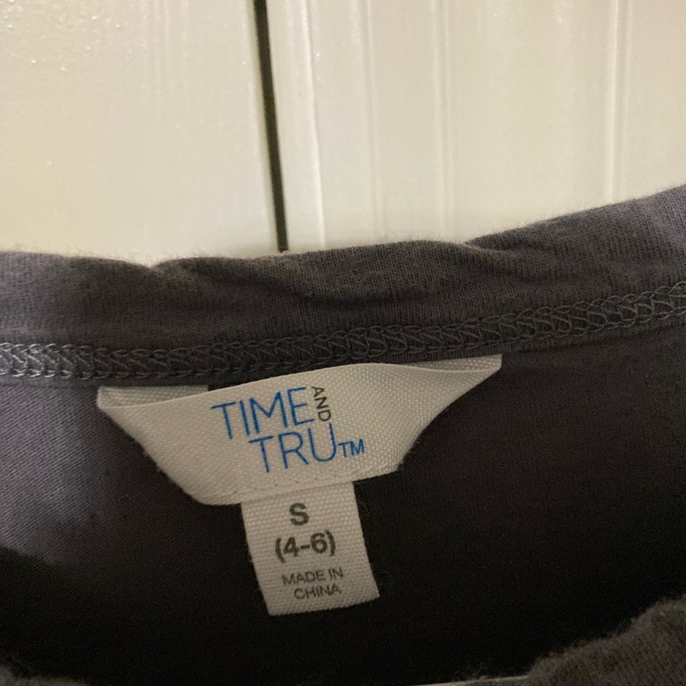 Time and Tru Women's Gray Midi Dress - Picture 4 of 4